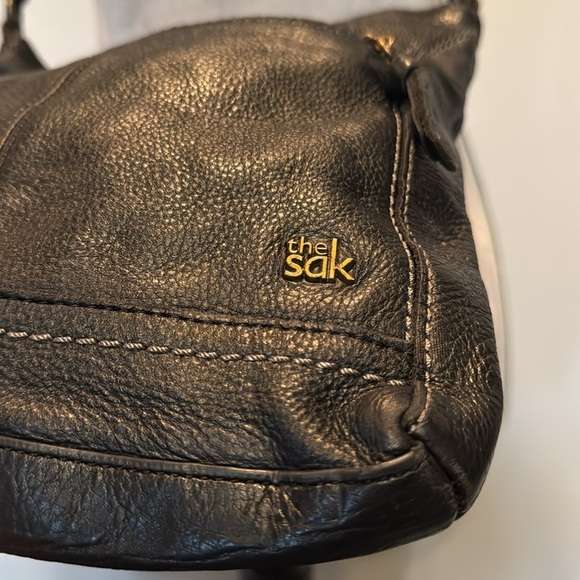 The Sak black soft pebbled leather crossbody bag - Picture 5 of 13